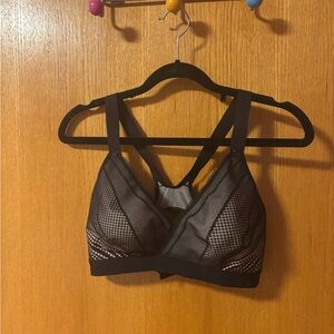 lululemon athletica Black Mesh Sports Bra